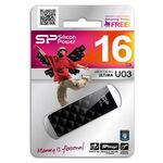 Флеш-карта USB накопитель Silicon Power 16GB Ultima U03 Black
