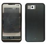 Корпус для телефона Samsung i900 серебристый/черный